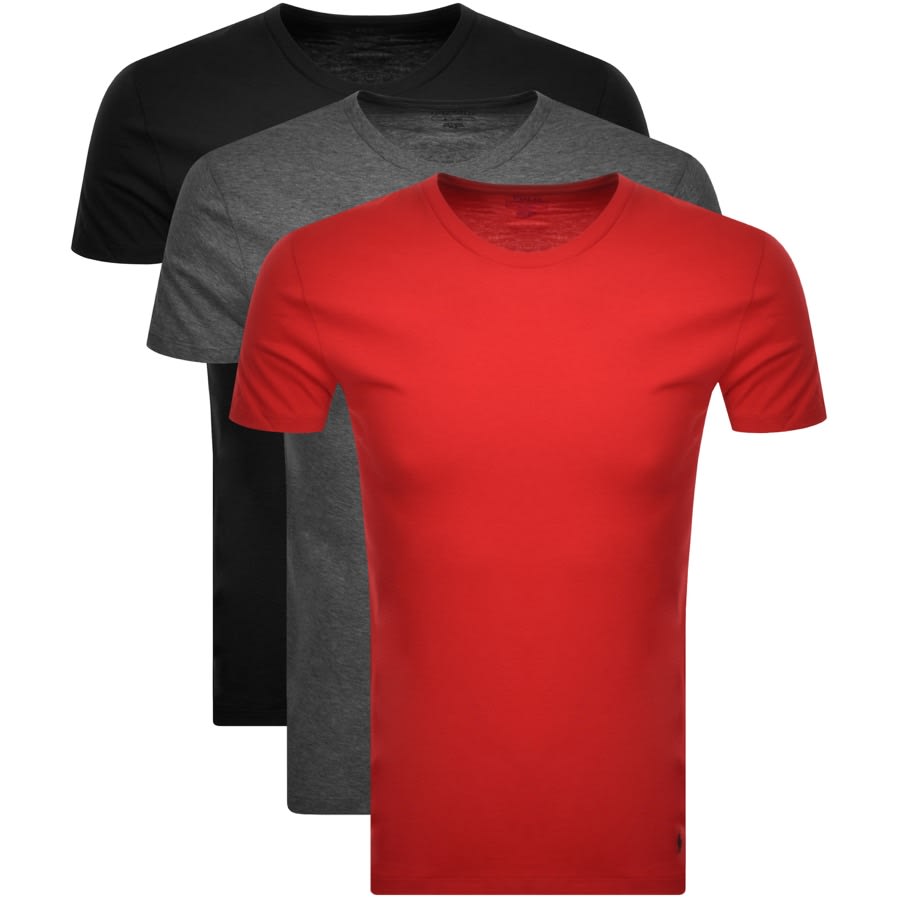 Alternative Image for ProductRalph Lauren 3 Pack Short Sleeve T Shirts Black1